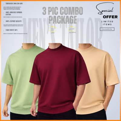 𝐌𝐨𝐜𝐤 𝐍𝐞𝐜𝐤 𝐃𝐫𝐨𝐩 𝐒𝐡𝐨𝐮𝐥𝐝𝐞𝐫 _ 𝐅𝐫𝐞𝐞 𝐃𝐞𝐥𝐢𝐯𝐞𝐫𝐲_ 3 pic Combo Offer 200+ GSM_ 𝑻𝒆𝒓𝒓𝒚 𝑪𝒐𝒕𝒕𝒐𝒏 𝒇𝒂𝒃𝒓𝒊𝒄 - Sage Green - Maroon - Cream