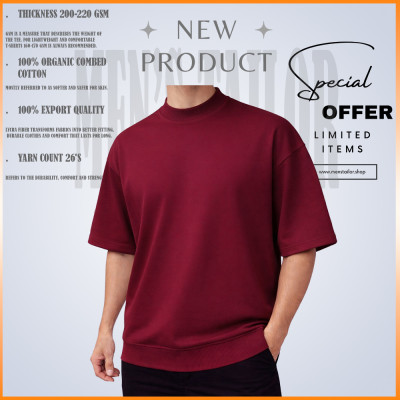 𝐌𝐨𝐜𝐤 𝐍𝐞𝐜𝐤 𝐃𝐫𝐨𝐩 𝐒𝐡𝐨𝐮𝐥𝐝𝐞𝐫 _ 1 pic Offer 200+ GSM_ 𝑻𝒆𝒓𝒓𝒚 𝑪𝒐𝒕𝒕𝒐𝒏 𝒇𝒂𝒃𝒓𝒊𝒄 - Maroon